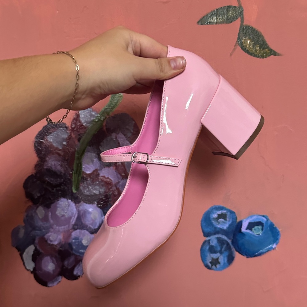 Baby pink Mary Jane’s
